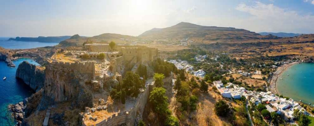 From Rhodes: Lindos Village and Acropolis Guided Tour