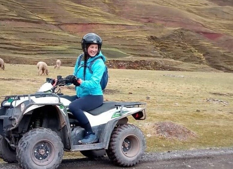 Picture 2 for Activity From Cusco: Private Tour in Atv's - Rainbow Mountain