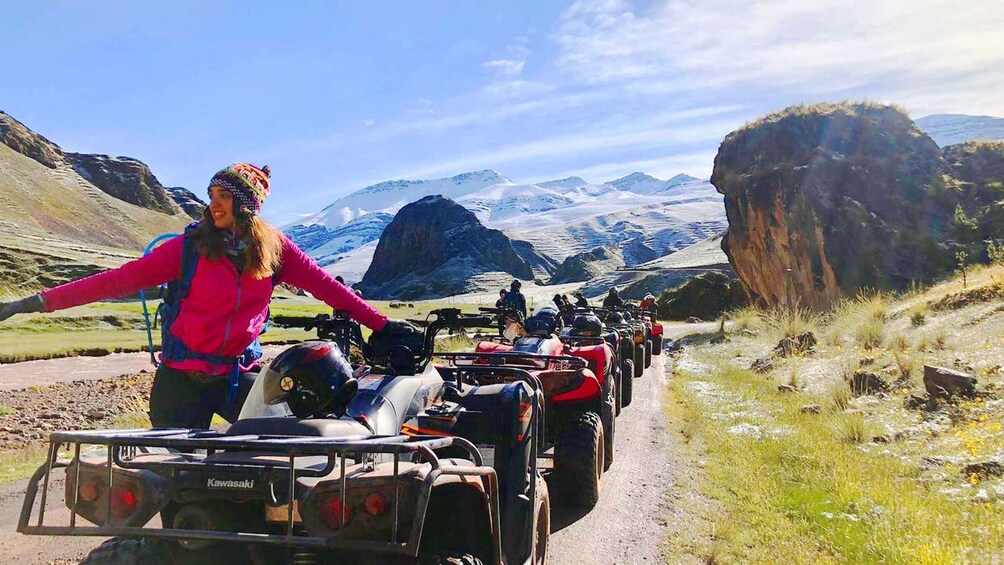 Picture 1 for Activity From Cusco: Private Tour in Atv's - Rainbow Mountain