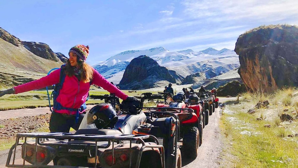 Picture 1 for Activity From Cusco: Private Tour in Atv's - Rainbow Mountain