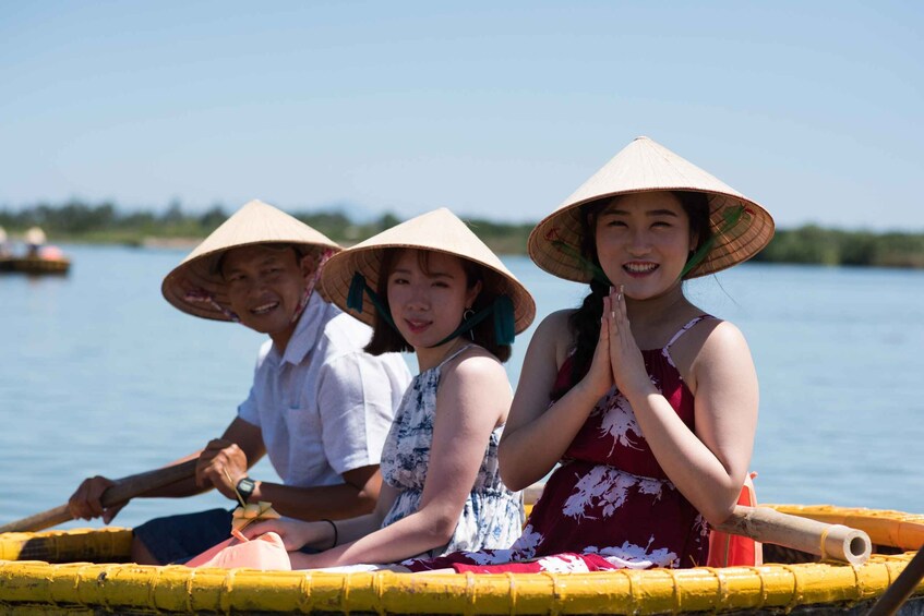 Picture 1 for Activity Eco Cooking Class, Cruise Trip, Basket Boat from Hoian/Danan