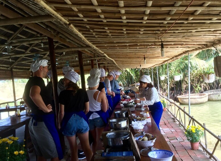 Picture 6 for Activity Eco Cooking Class, Cruise Trip, Basket Boat from Hoian/Danan