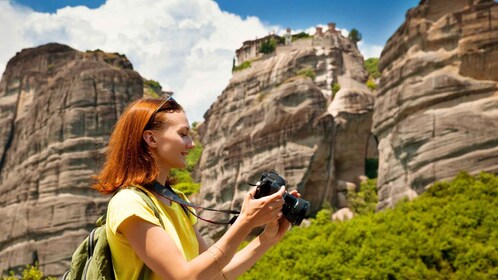 Meteora: Klostertur, frokost og mulighed for transport til Athen