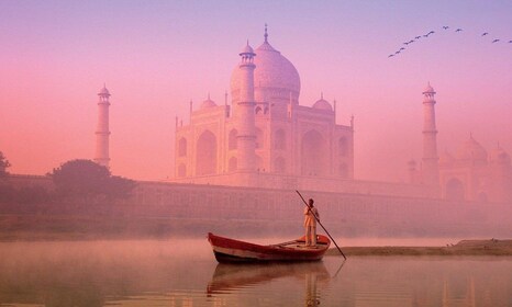 La Hora Dorada del Amanecer en el Taj: Una delicia al amanecer en Agra