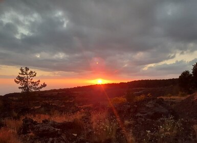 Etna: Zonsondergang op de vulkaan