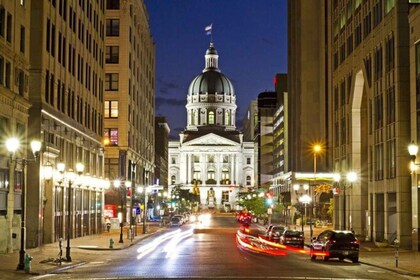 Smartphone-Guided Walking Tour of City centre Indianapolis