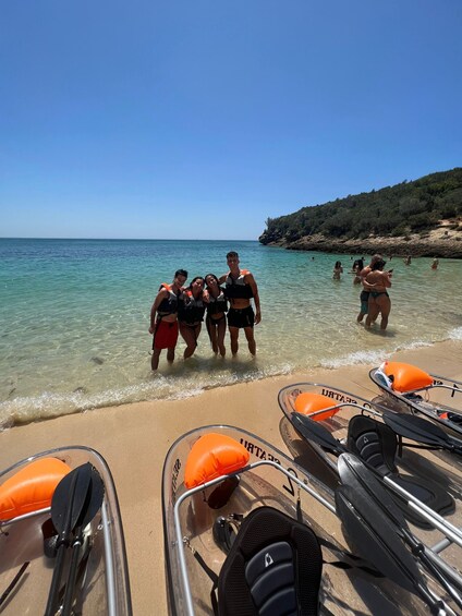 Picture 5 for Activity Arrábida: Guided Transparent Kayaking Tour