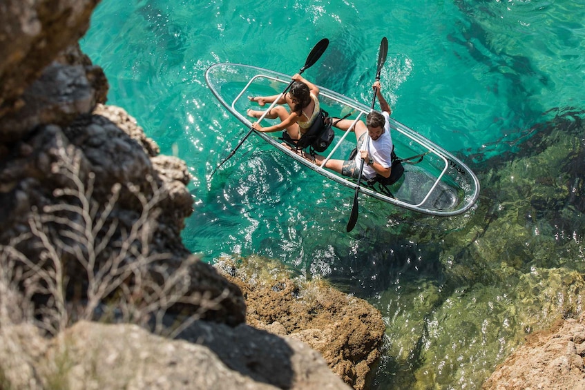 Picture 4 for Activity Arrábida: Guided Transparent Kayaking Tour