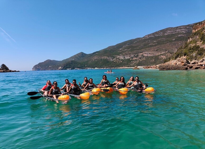 Picture 2 for Activity Arrábida: Guided Transparent Kayaking Tour