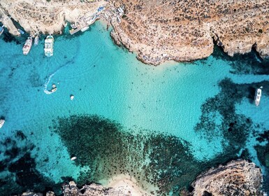 Sliema/St. Paul's: Comino & Sininen laguuni - laivaristeilyllä