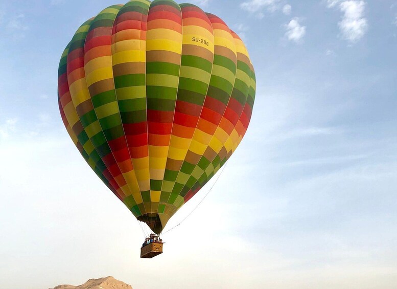 Picture 1 for Activity Luxor: Hot Air Balloon Ride Over Temple of Hatshepsut