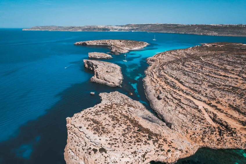 Picture 2 for Activity Gozo: Comino's Blue Lagoon Roundtrip Speedboat Transfer