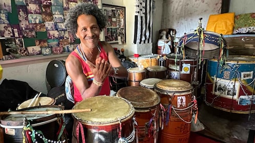 Salvador: lezione di percussioni di 3 ore