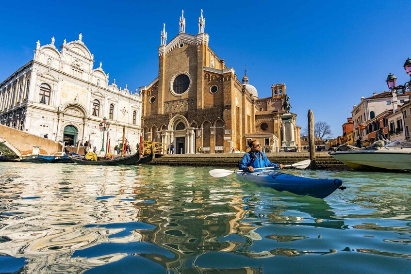 Cultural Kayak Class in Venice city: advanced training