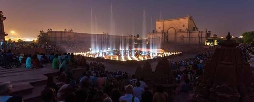 New Delhi: Akshardham Exhibition, Light & Water Show Tour