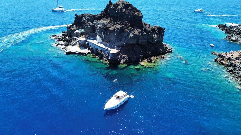 Picture 2 for Activity Santorini: Private Yacht Cruise with Open Bar and Meal