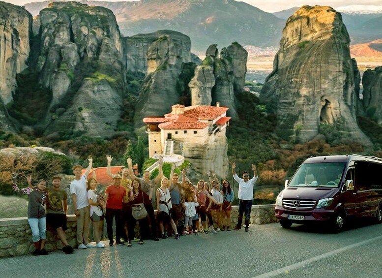 Picture 1 for Activity Meteora: Panoramic Morning Small Group Tour with Local Guide