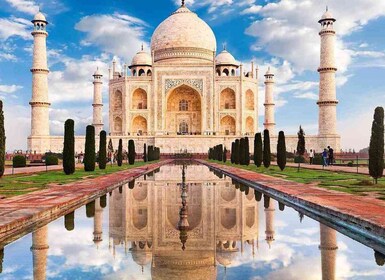 Private ganztägige Taj Mahal und Agra Stadtrundfahrt