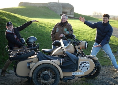 Bayeux: Normandy WWII Private Half-day Sidecar Tour