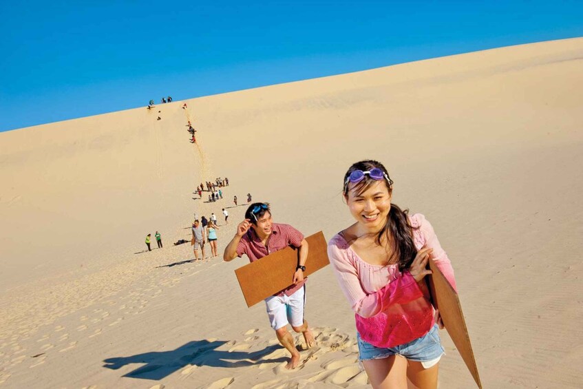 Picture 3 for Activity Gold Coast: Tangalooma Desert Safari Day Cruise Transfers