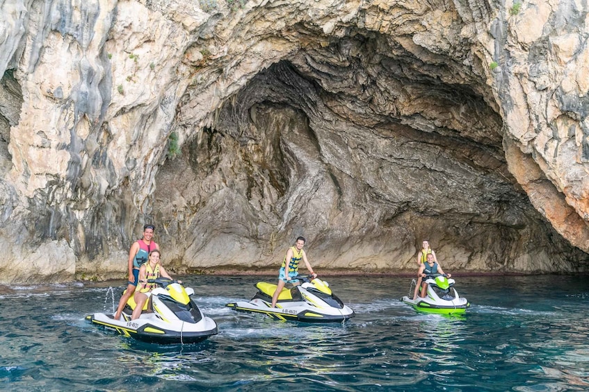 Picture 1 for Activity Mallorca Alcudia: Jack Sparrow Cave Jet Ski Tour