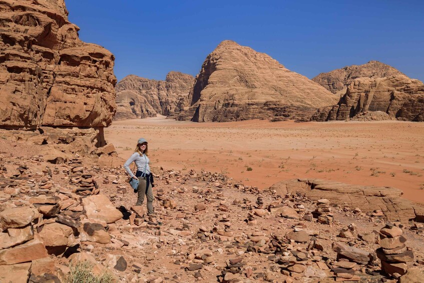 Picture 4 for Activity From Wadi Rum: 8 Hour Jeep Tour with Meal & One-Night Stay