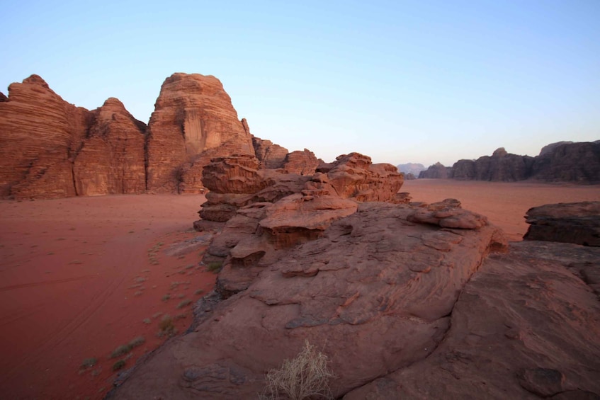 Picture 9 for Activity From Wadi Rum: 8 Hour Jeep Tour with Meal & One-Night Stay