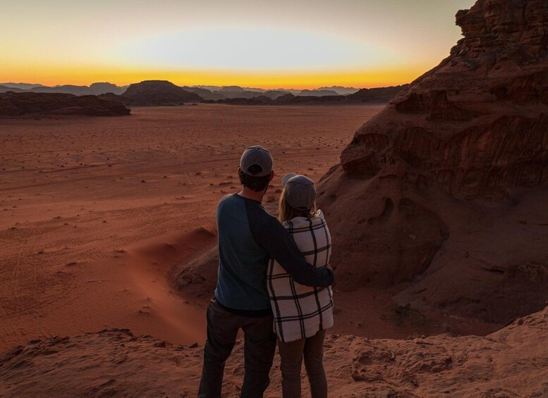 Picture 7 for Activity From Wadi Rum: 8 Hour Jeep Tour with Meal & One-Night Stay