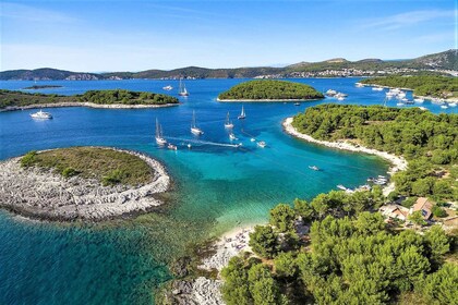 From Hvar: Blue Cave, Vis, Pakleni Islands Private Boat Tour