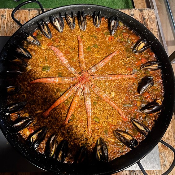 Picture 10 for Activity Authentic Premium Paella & Sangria Class in a Design Rooftop