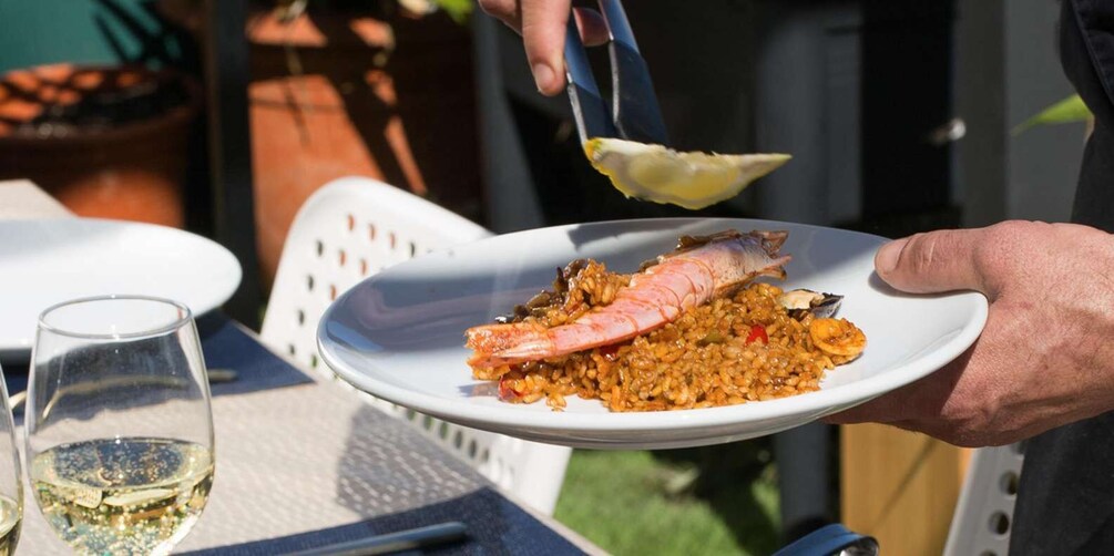 Picture 1 for Activity Authentic Premium Paella & Sangria Class in a Design Rooftop