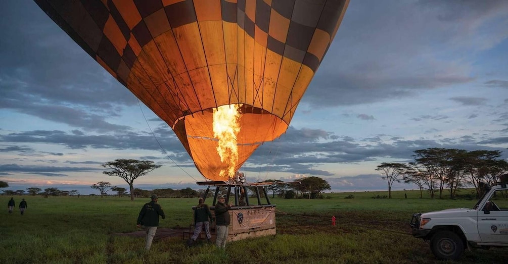 Picture 1 for Activity Serengeti Balloon Safari and Bush Breakfast