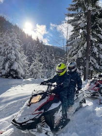 SnowMobiles Tour in Carpathian Mountains