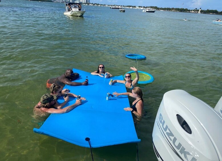 Picture 5 for Activity Miami: 4-Hour Island Hopping Boat Trip with Water Toys