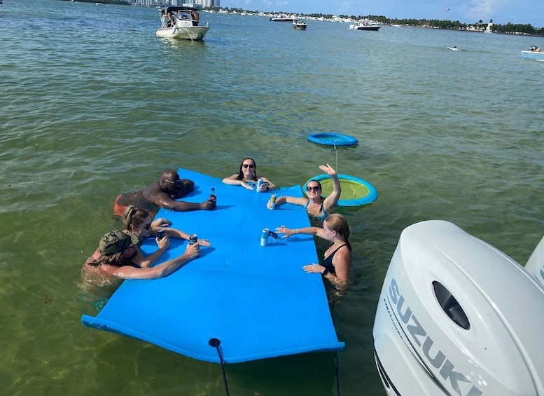 Picture 5 for Activity Miami: 4-Hour Island Hopping Boat Trip with Water Toys
