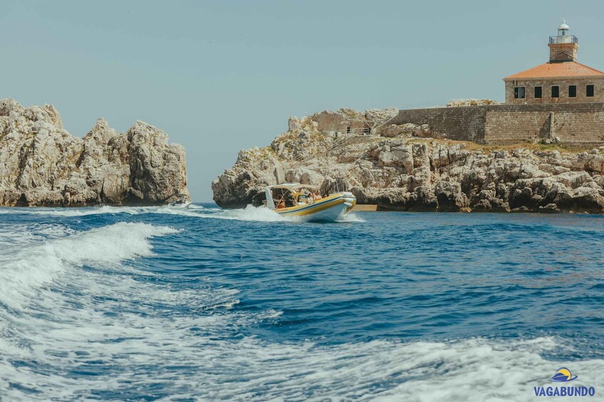 Picture 6 for Activity Dubrovnik: Morning Blue Cave speedboat tour with drinks