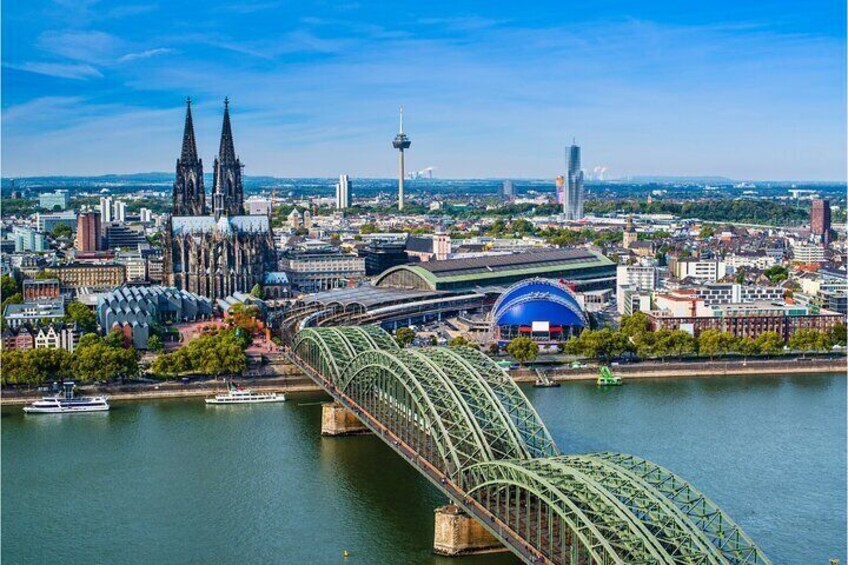 Rhine with Hohenzollern Bridge
