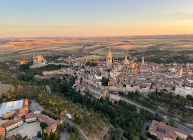 Hot air balloon ride in Segovia