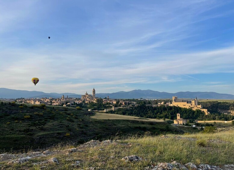 Hot air balloon ride in Segovia