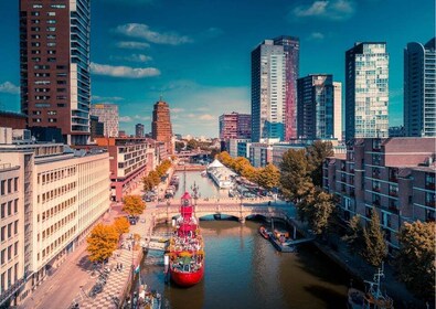 Faits saillants de Rotterdam avec local : Visite à pied et croisière en bat...