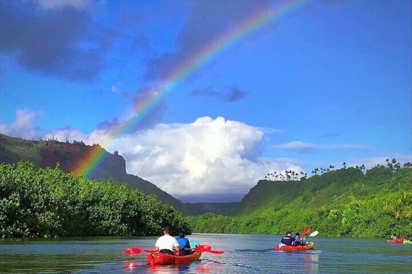 Kauai Adventure: Kayak & Hike to Secret Falls with Expert Guide