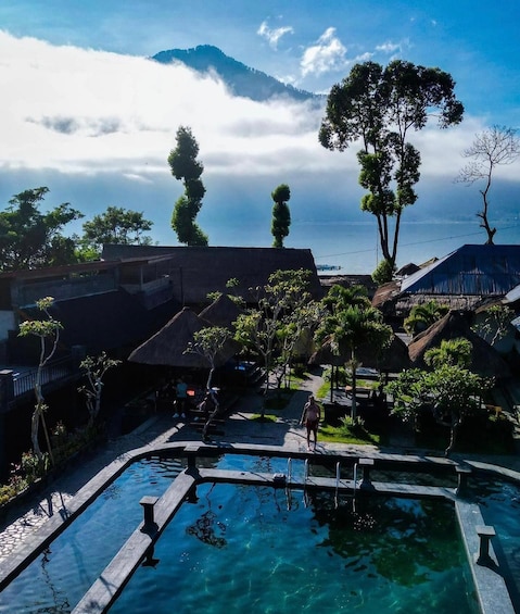 Picture 3 for Activity Batur: Hot springs, Waterfall, Tirta Empul Tour With Lunch
