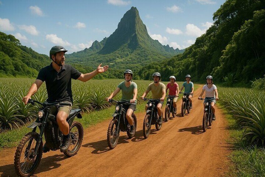 Unique excursion to Moorea on a 100% electric motorbike
