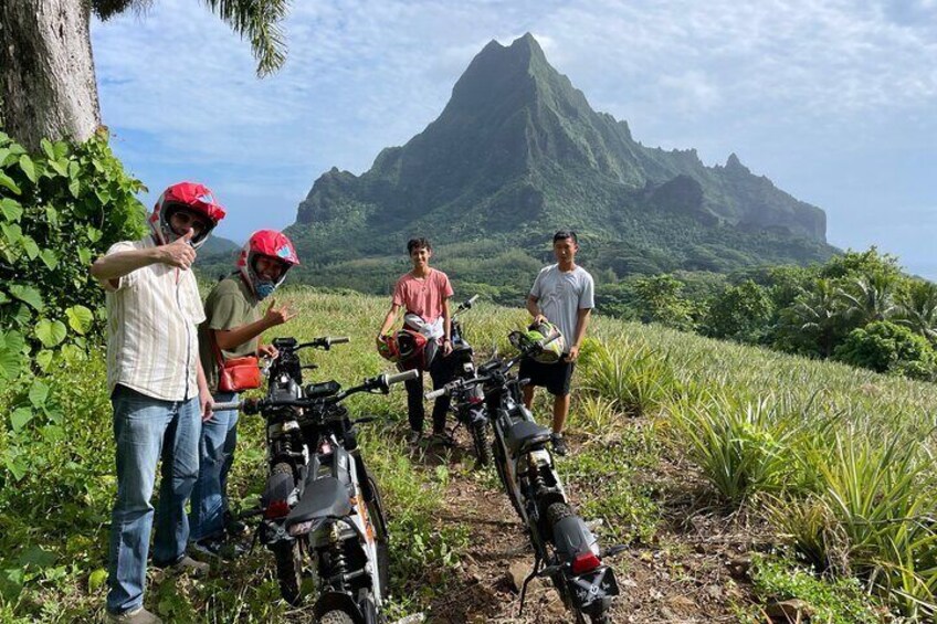 Unique excursion to Moorea on a 100% electric motorbike