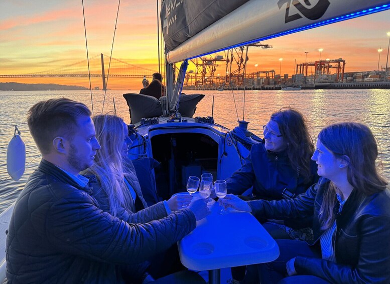 Picture 3 for Activity Lisbon: Sailboat Tour with Local Guide and Green Wine