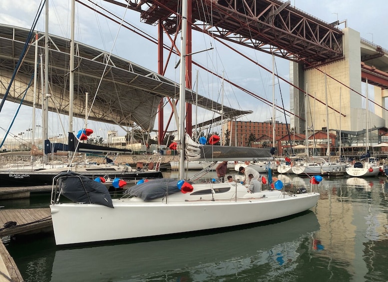 Picture 2 for Activity Lisbon: Sailboat Tour with Local Guide and Green Wine