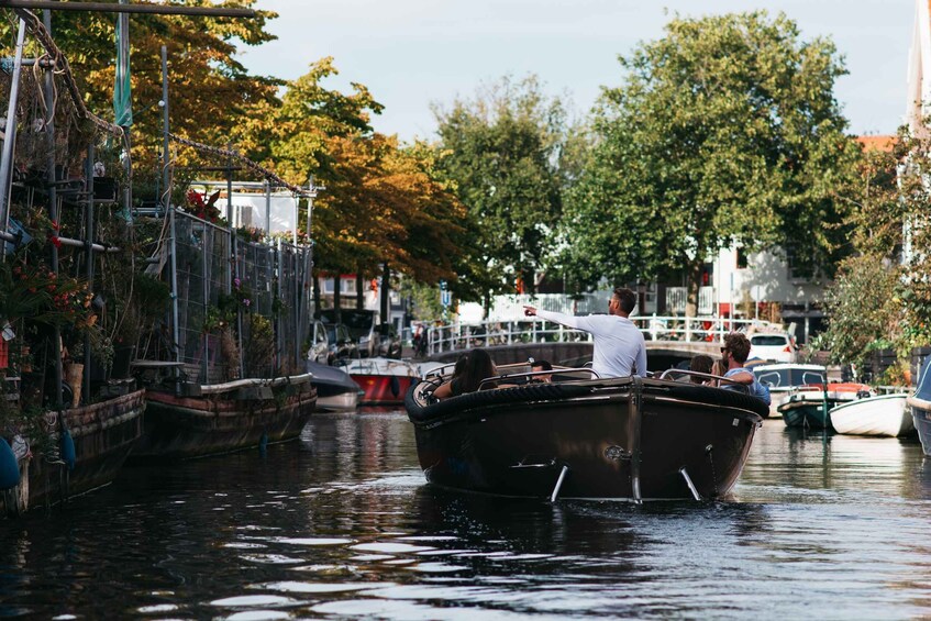 Picture 1 for Activity Haarlem: Open-Boat Canal Tour in the Historical City Center