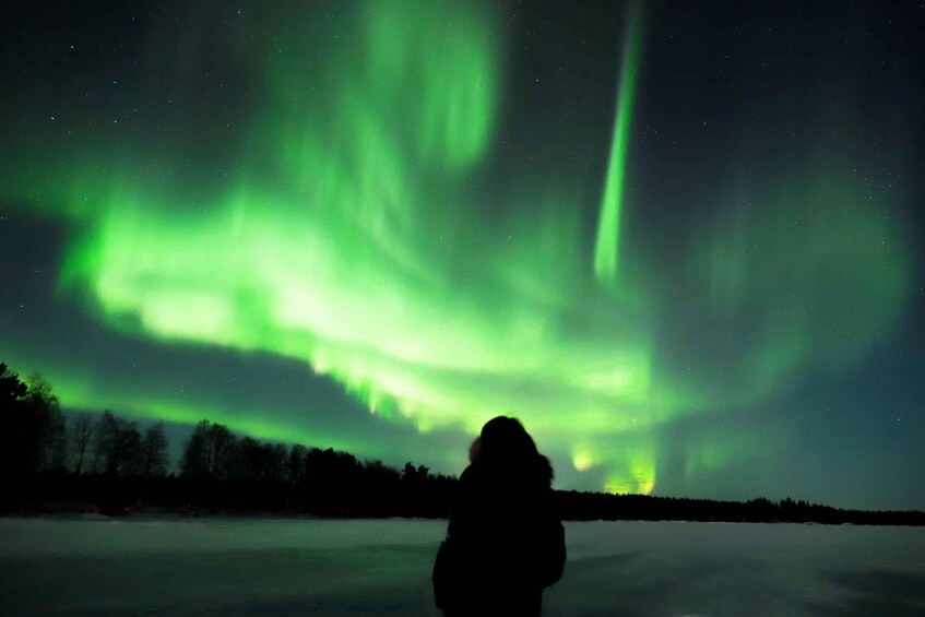 Picture 2 for Activity From Rovaniemi: Aurora Borealis Trip in Lapland Lakeside