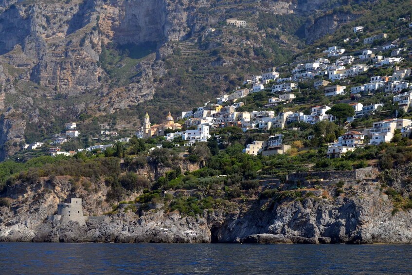 Picture 1 for Activity From Positano: Amalfi Coast Boat Tour with Swimming Stop