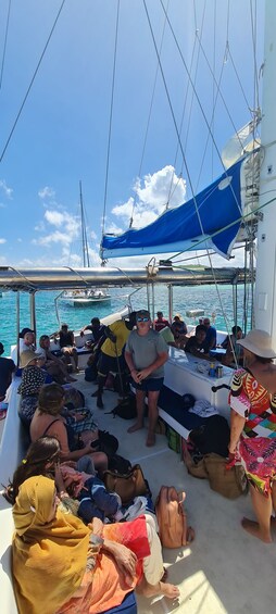 Picture 15 for Activity Ilot Gabriel: Catamaran Cruise with Snorkeling & BBQ Lunch